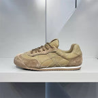 Damen modische und atmungsaktive Sneaker mit hochwertigem Wildleder und Mesh von