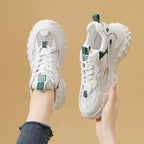 Damen modische und komfortable Trend-Sneaker mit atmungsaktivem Mesh-Obermaterial R&B