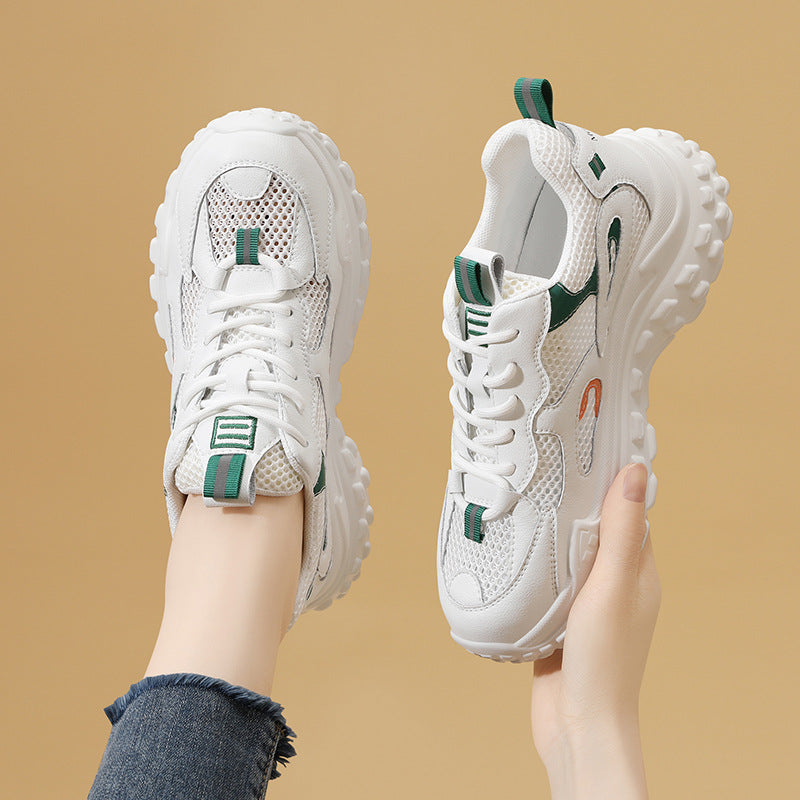 Damen modische und komfortable Trend-Sneaker mit atmungsaktivem Mesh-Obermaterial R&B