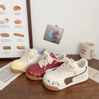 Damen Komfortable Freizeit-Sneaker mit verspielten Tiermotiven