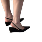 Damen elegante Slingback-Wedges R&B