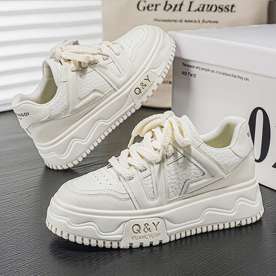 Damen Sportliche Sneakers mit modischer Plateau-Sohle und atmungsaktivem Obermaterial R&B