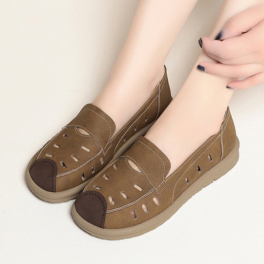 Damen Slipper mit atmungsaktiven Belüftungsöffnungen und ergonomischer Sohle R&B