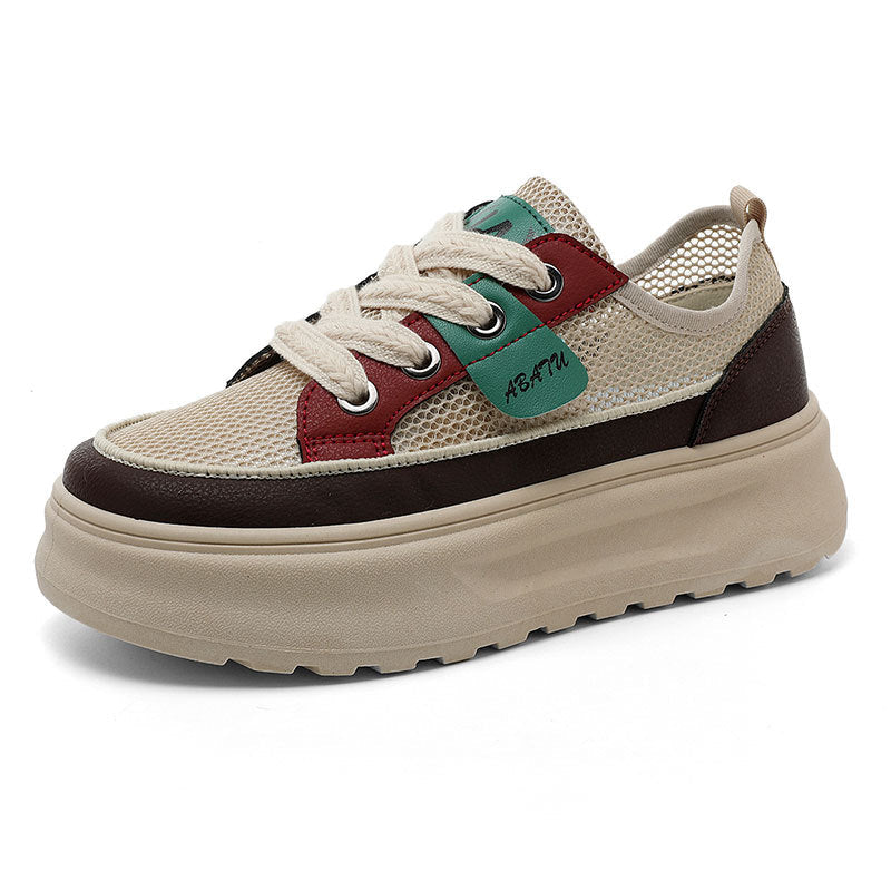 Damen Sportliche Sneakers mit atmungsaktiver Mesh-Oberfläche und dämpfender Laufsohle R&B