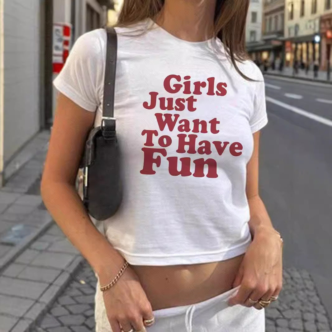 Damen Kurzarm T-Shirt mit auffälligem Motorrad-Design R&B