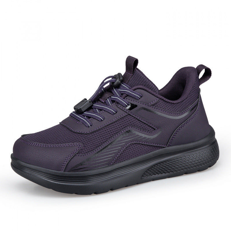 Damen Sportliche Sneaker mit flexiblem Schnellschnürsystem und atmungsaktiver Oberfläche R&B