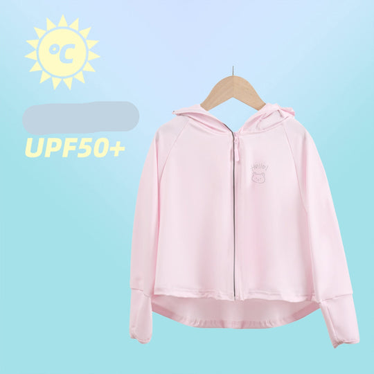 Damen Leichte Sportjacke mit Kapuze und verspieltem Tierdesign R&B