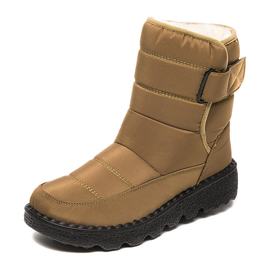 R&B | Wasserdichte High-Top Slip-On Schneestiefel
