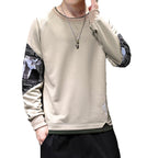 Herren modisches Sweatshirt mit einzigartigen Druckdetails R&B