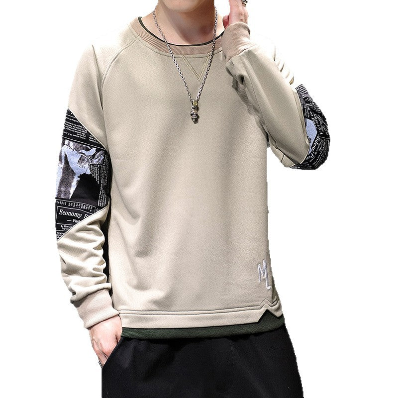 Herren modisches Sweatshirt mit einzigartigen Druckdetails R&B