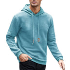 Herren Kapuzenpullover mit strukturiertem Design und komfortablem Schnitt