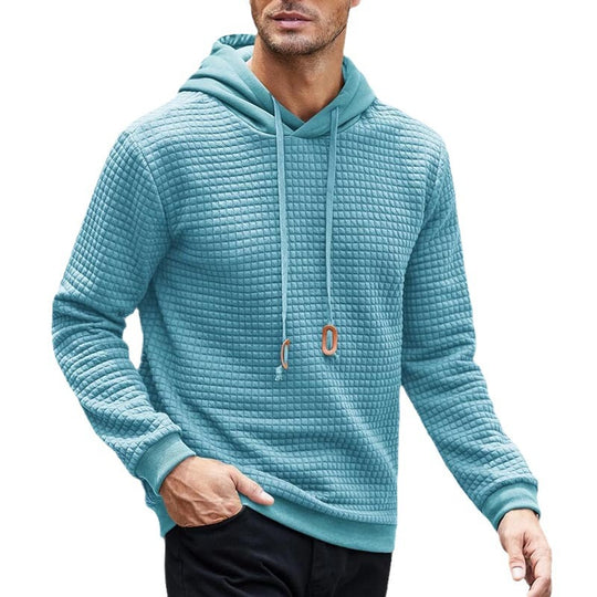Herren Kapuzenpullover mit strukturiertem Design und komfortablem Schnitt R&B