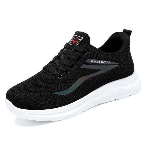 Damen Leichte und atmungsaktive Freizeitsneaker mit elastischem Schaft R&B