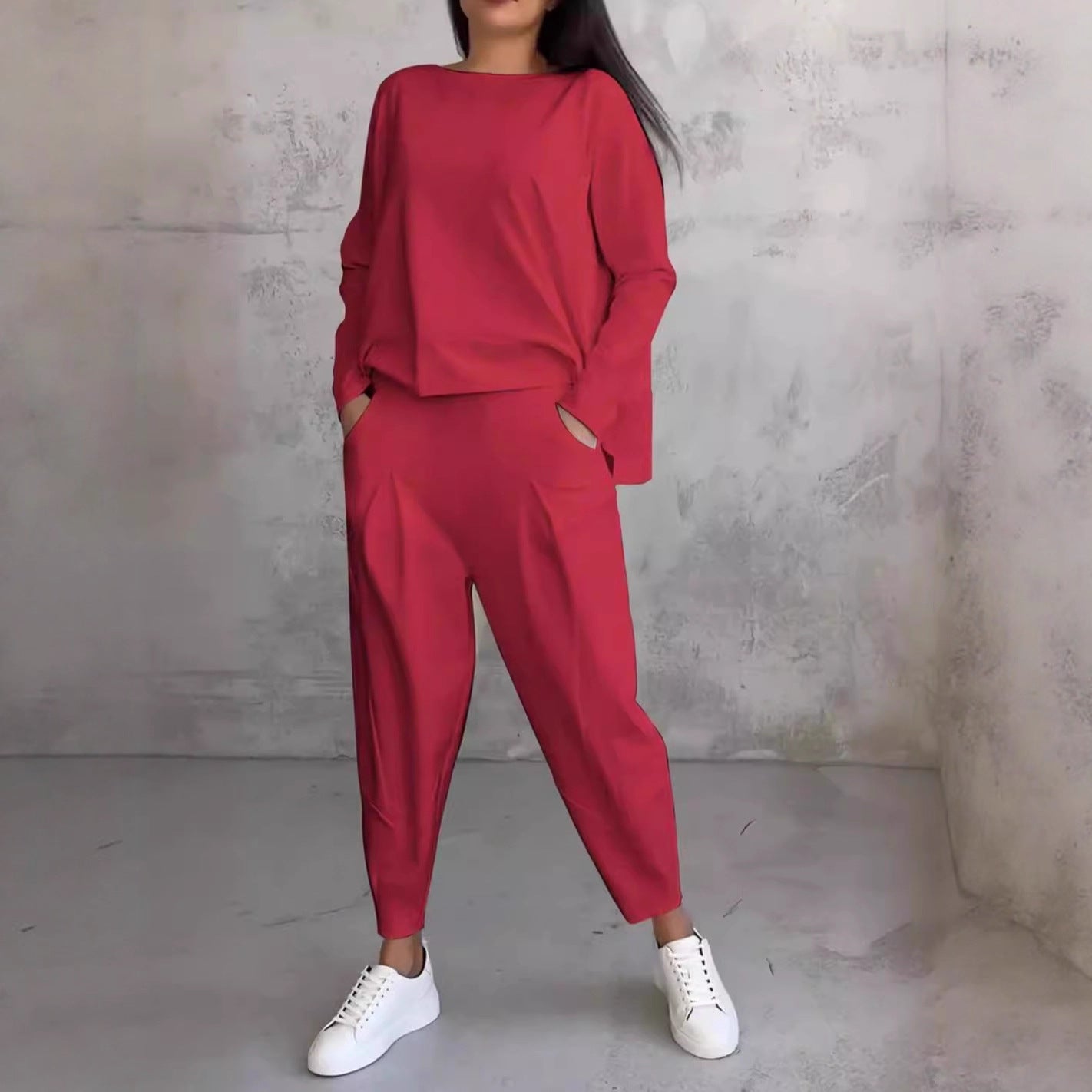 Damen Stilvolles und bequemes Lounge-Set mit weitem Schnitt R&B