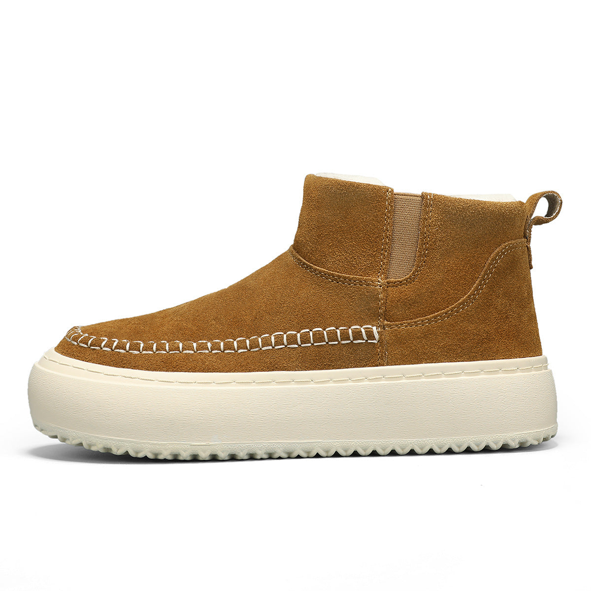 Damen kuschelige Winterstiefel mit elastischem Einsatz R&B