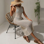 Damen Maxi-Häklekleid R&B