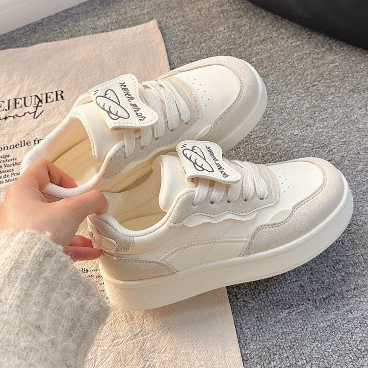 Damen Modische Sneaker mit luxuriösem Leder-Obermaterial R&B