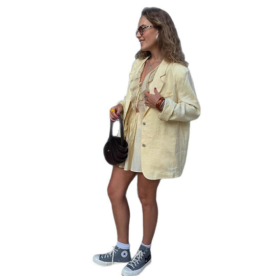 Damen Blazer mit lässigem Schnitt R&B