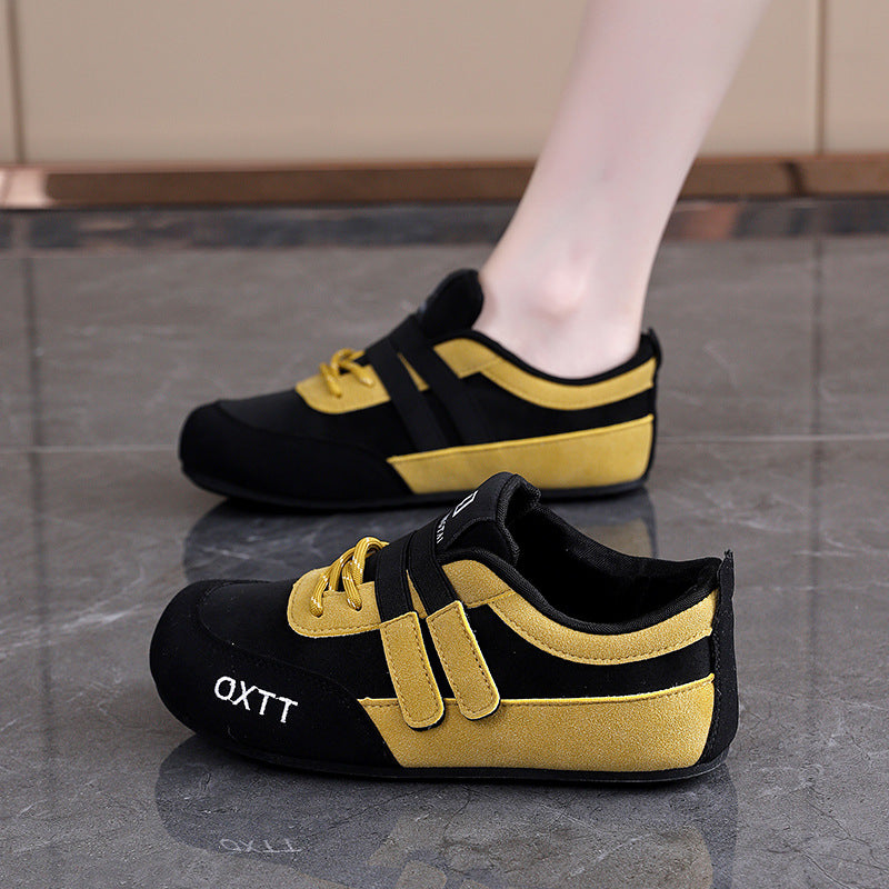 Damen Bequeme Sneakers mit elastischem Verschlusssystem und atmungsaktiver Obermaterialstruktur R&B
