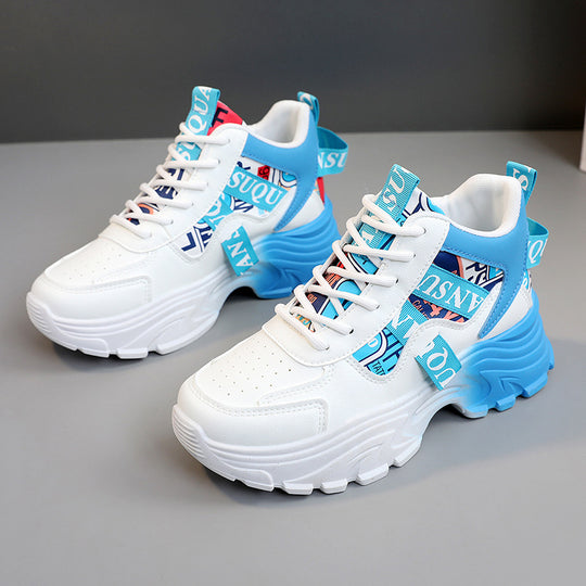 Damen Sportliche Sneaker mit modischen Designelementen und dämpfender Laufsohle R&B