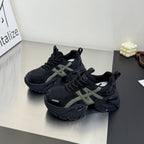 Damen modische Sneakers mit atmungsaktivem Mesh-Obermaterial und robustem Sohlenprofil R&B