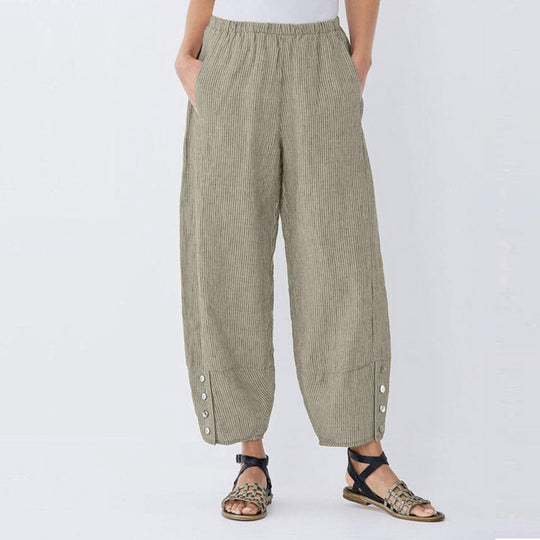 Damen lässige Hochwasserhose R&B
