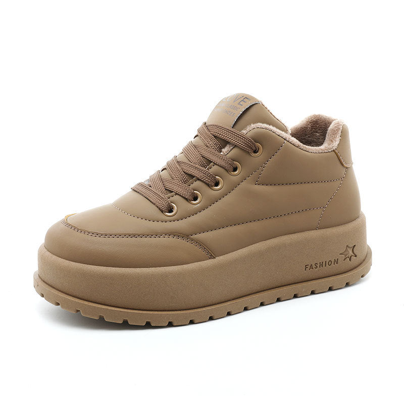 Damen Winterliche High-Top Sneakers mit Fleece-Innenfutter R&B