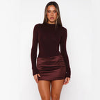 Damen Langarmshirt mit elegantem Schnitt und figurbetontem Design R&B