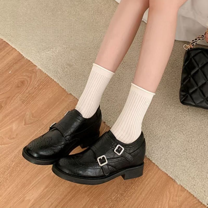 Damen elegante Brogues mit verstellbaren Riemen R&B