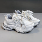 Damen Sportliche Sneakers mit atmungsaktivem Obermaterial und schockabsorbierender Sohle R&B
