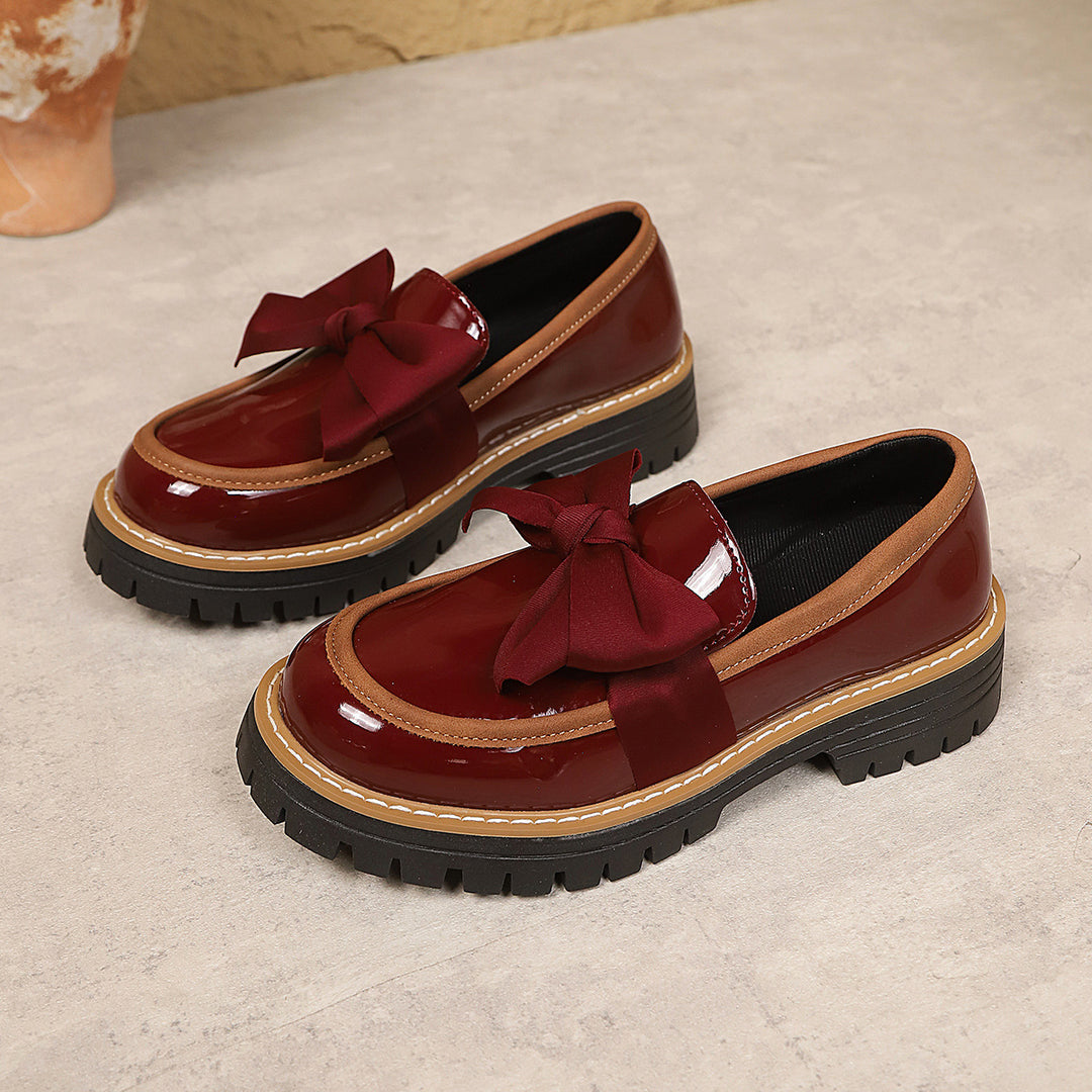 Damen Elegante und komfortable Slipper mit Schleifen-Applikation R&B