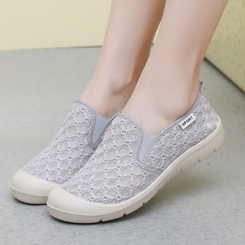 Damen Bequeme Freizeitschuhe aus atmungsaktivem Mesh mit flexiblem Sohlenkonzept R&B
