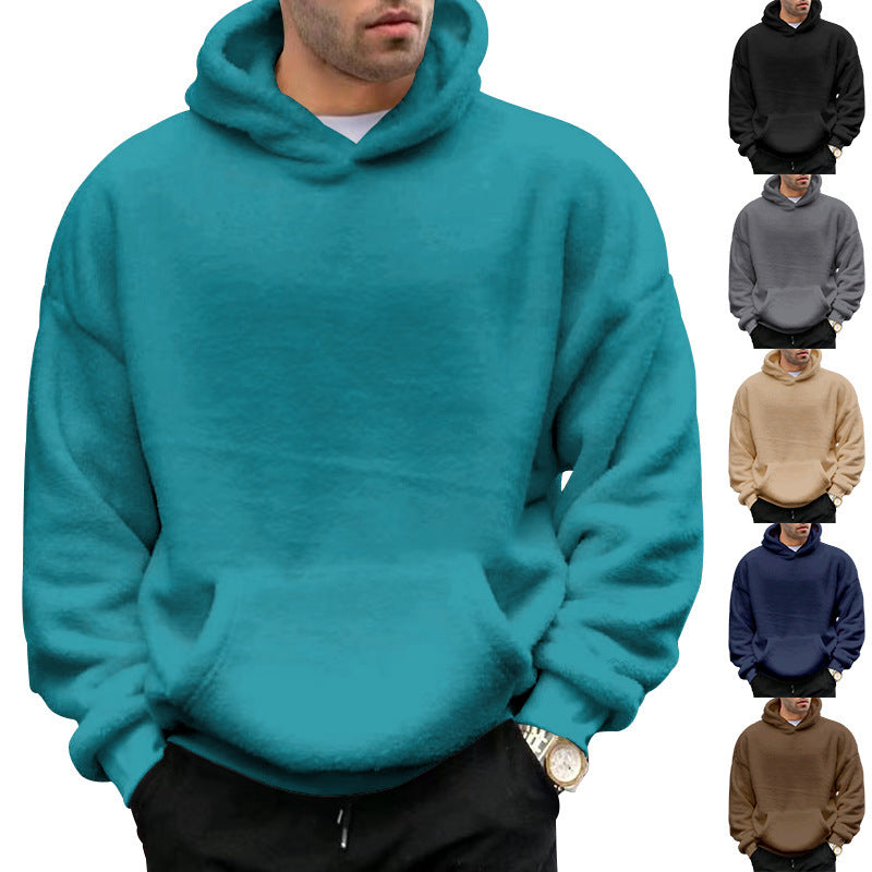 Damen Kuscheliger Hoodie mit hohem Kragen R&B