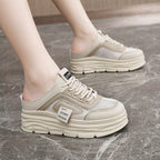 Damen Sportliche Sneakers mit hohem Plateau von R&B