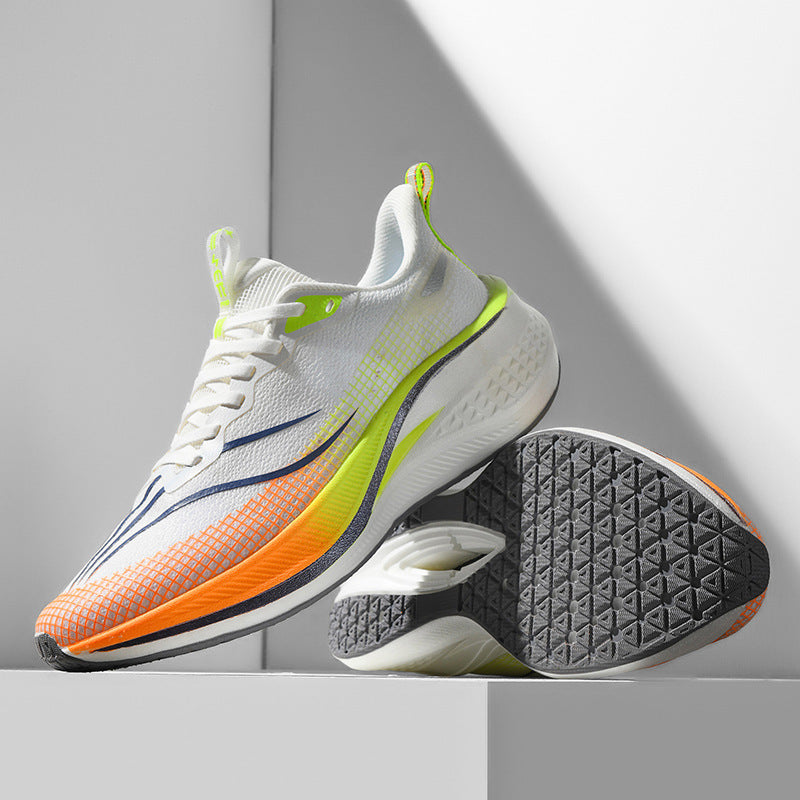 Damen leistungsstarke Laufschuhe mit atmungsaktiver Mesh-Oberfläche und dynamischem Dämpfungssystem R&B