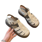 Damen Komfortable Sandalen mit verstellbarem Riemen und rutschfester Sohle R&B
