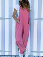 Damen Lässiger Jumpsuit mit praktischen Seitentaschen R&B