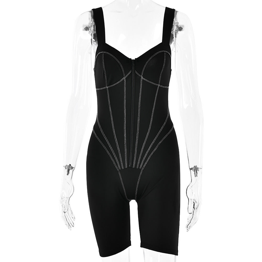 Damen figurformender Jumpsuit R&B