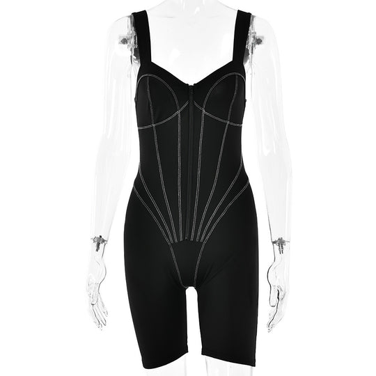 Damen figurformender Jumpsuit R&B