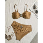 Damen Elegantes Bikini-Set mit modischem Muschel-Design R&B