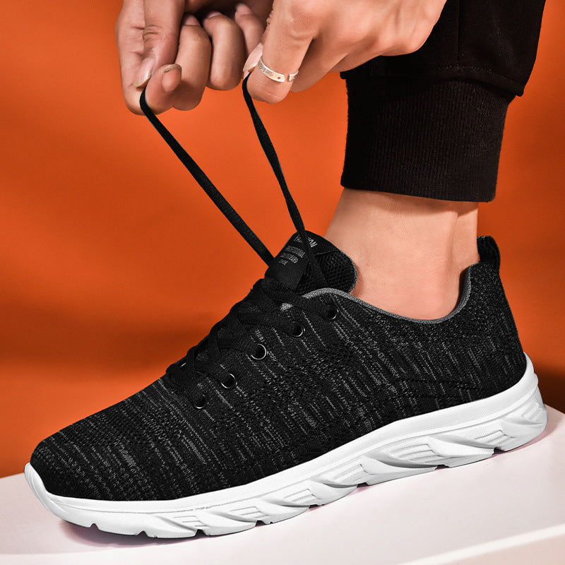 Damen Sportliche Knit Sneakers mit dämpfender Sohle