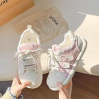 Damen Sneakers mit Karo-Muster und komfortablem Klettverschluss R&B
