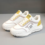 Damen sportliche Sneakers mit rutschfester Profilsohle und atmungsaktiver Obermaterialstruktur R&B