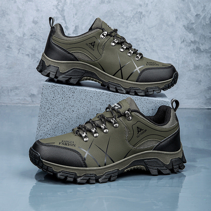 Herren nan robuste wasserabweisende Trekking-Schuhe mit profilierter Gummisohle R&B