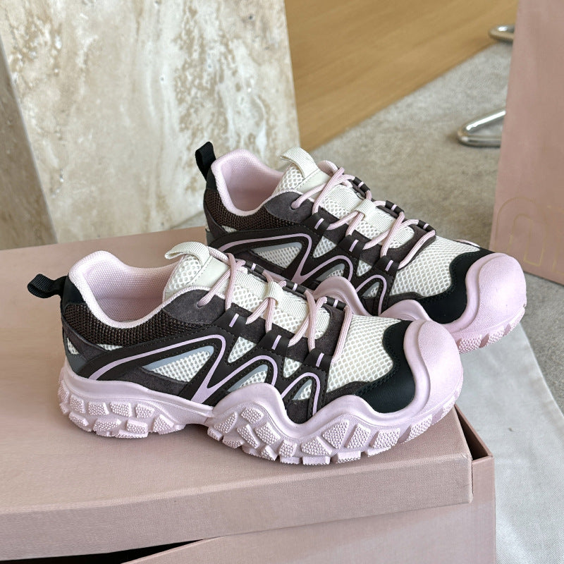 Damen Multifunktionale Fitness-Sneaker mit rutschfester Sohle und atmungsaktivem Obermaterial R&B