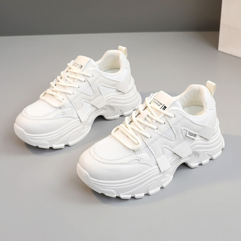 Damen Sportliche Chunky Sneakers mit atmungsaktiver Obermaterialstruktur R&B