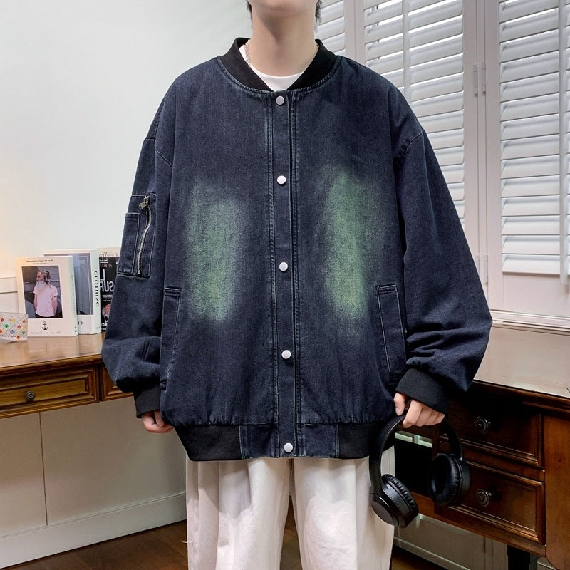 Herren lässige Bomberjacke mit praktischen Taschen und thermoregulierendem Innenfutter R&B