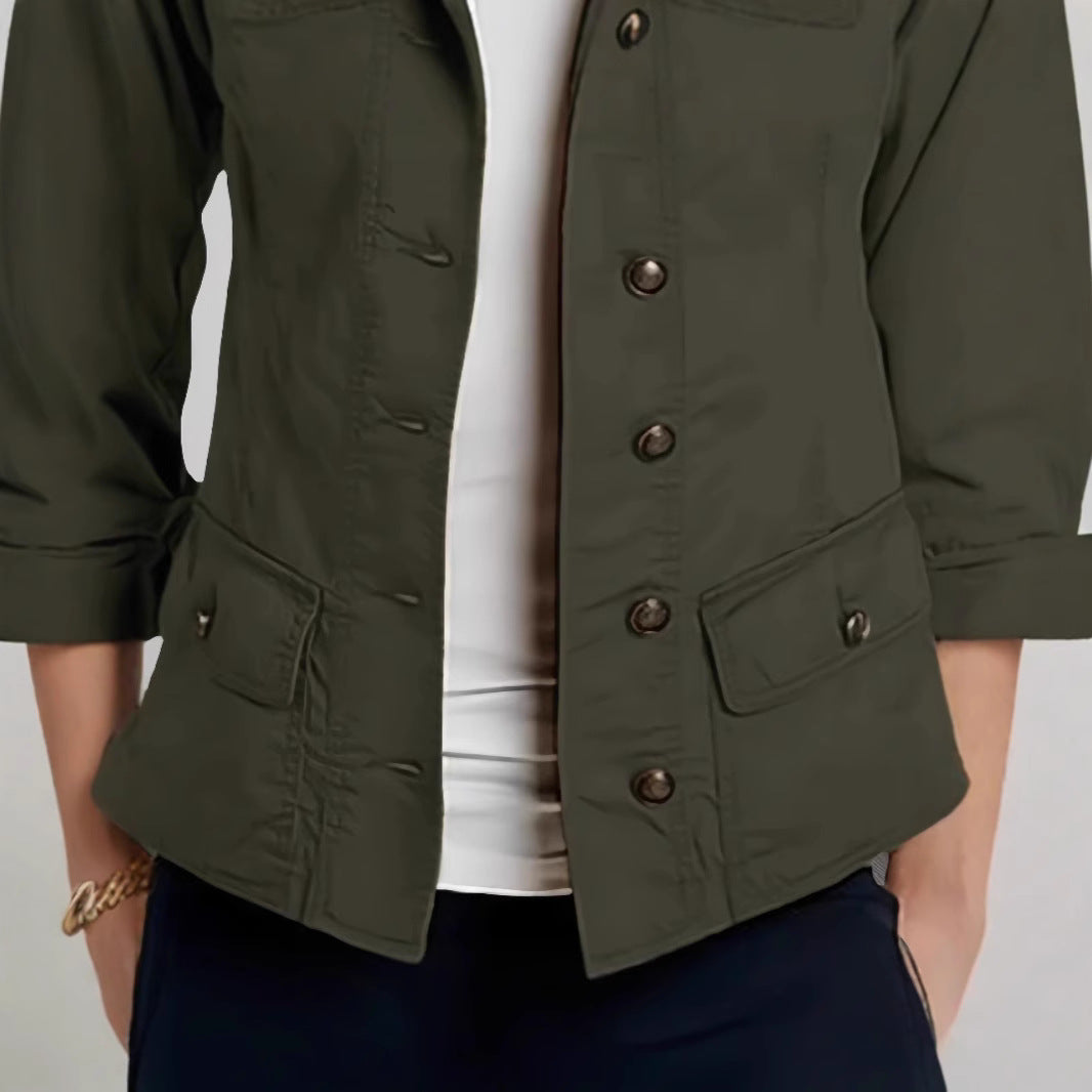 Damen Leichte Sommerjacke mit praktischen Taschen R&B