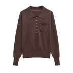 Damen Poloshirt mit Knopfleiste und Brusttasche R&B