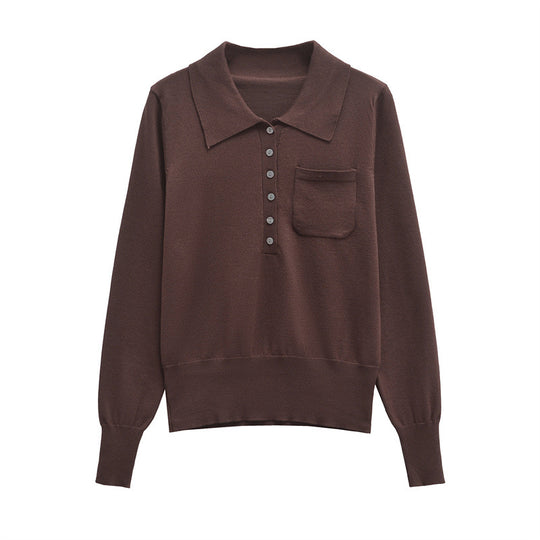 Damen Poloshirt mit Knopfleiste und Brusttasche R&B
